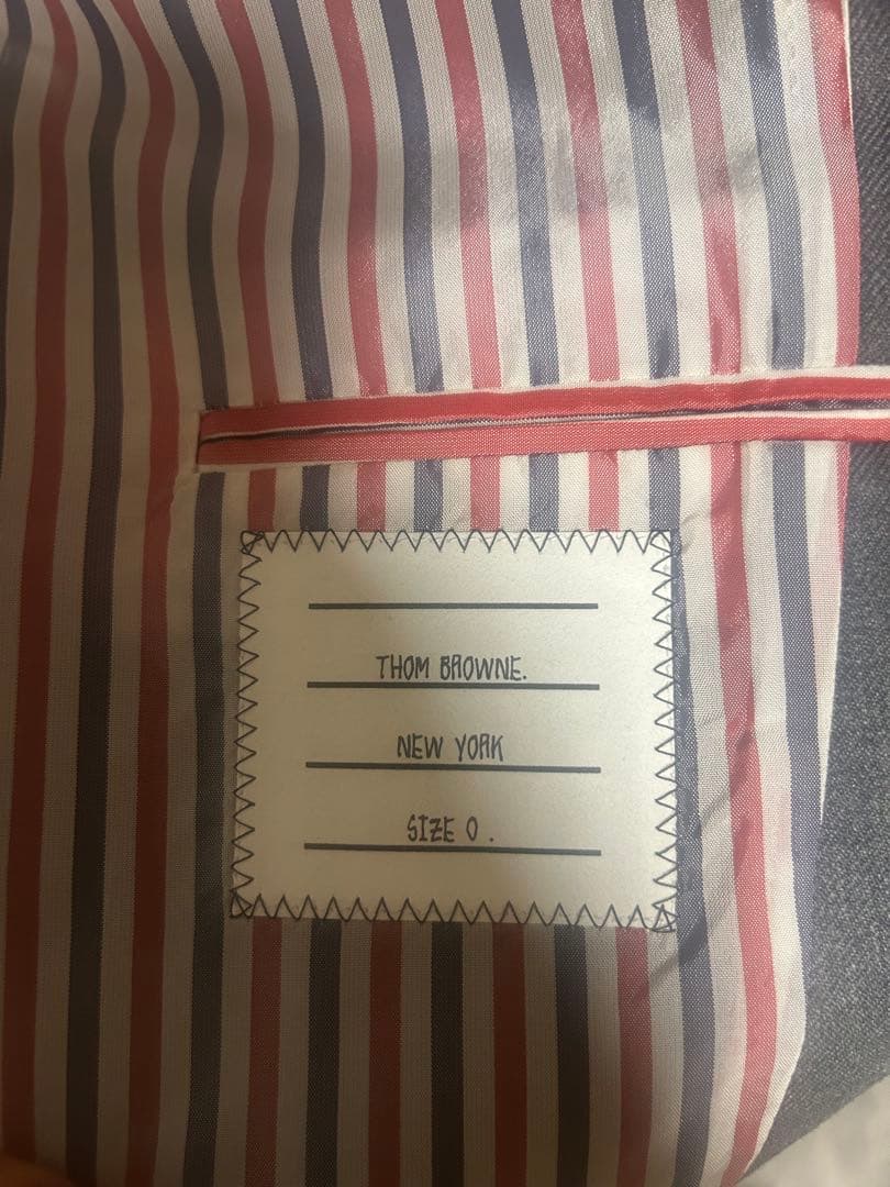 希少)THOM BROWNE グレー スーツ セットアップ　サイズ0