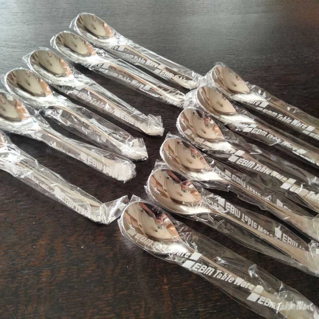 イケダ　カレー皿10枚　EBMリモージュ　スプーン12本セットステンレス18-8