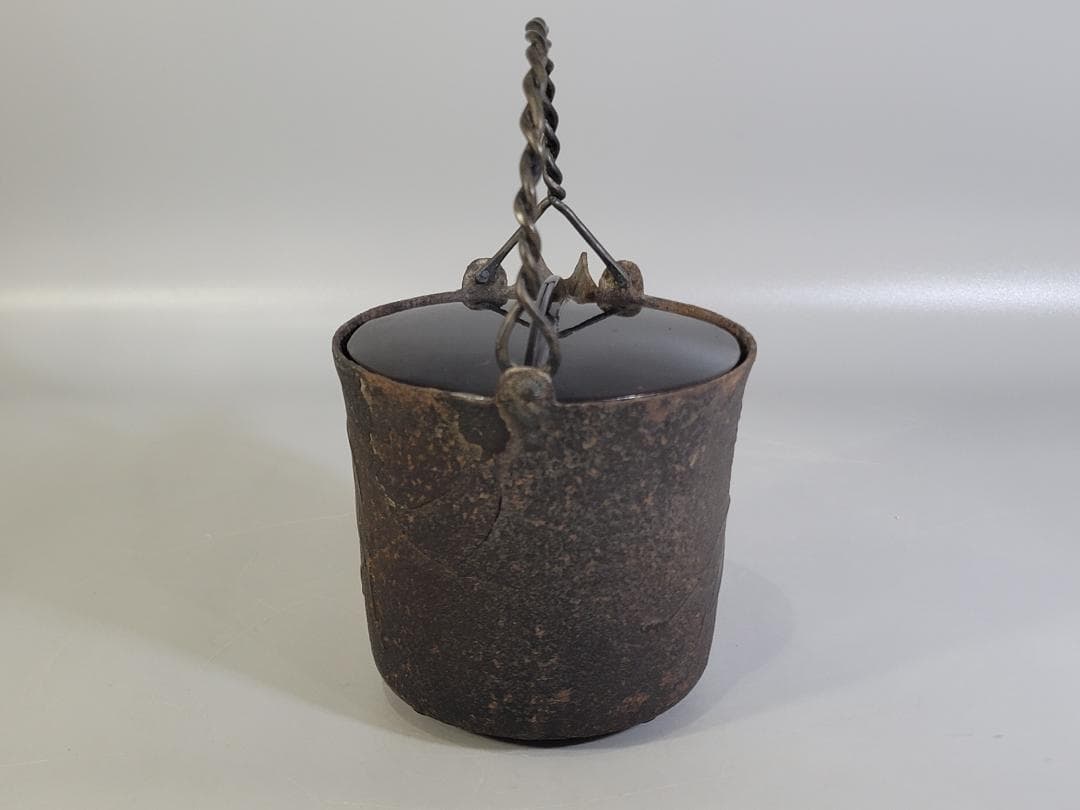 tsurushima専用 古鉄 鹿地紋 注瓶 古美術 DT318