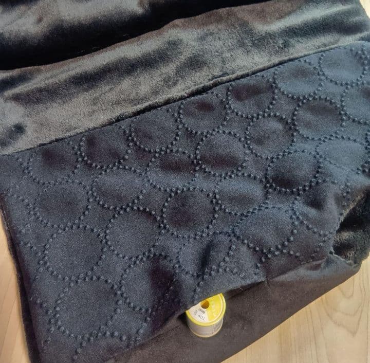 ❤ポケット付き❤dopタンバリン&キャットボアベスト【black✕black】