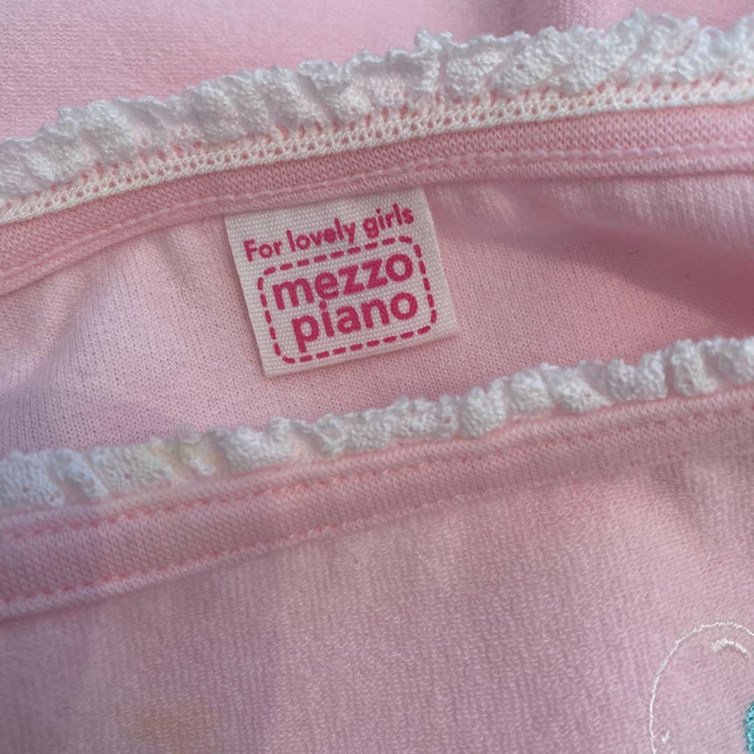 Mezzo Piano ワンピース 半袖 ピンク 140cm