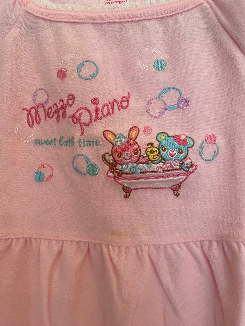 Mezzo Piano ワンピース 半袖 ピンク 140cm