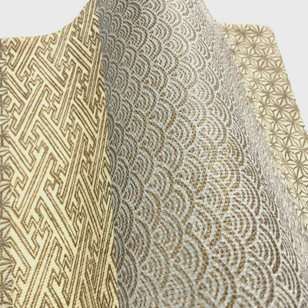 専用帯5875 5099 二点セット●高級 正絹 六通 袋帯