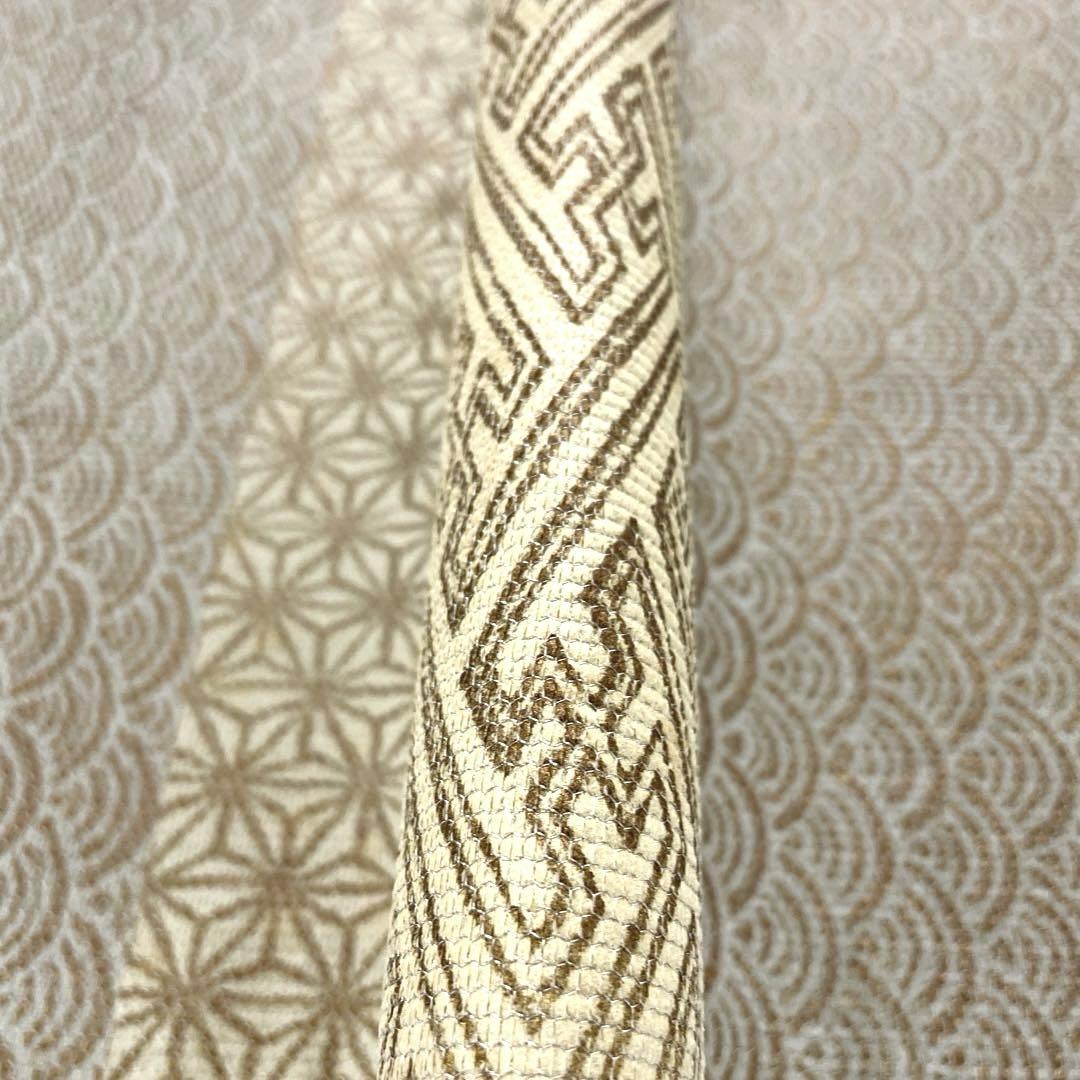 専用帯5875 5099 二点セット●高級 正絹 六通 袋帯