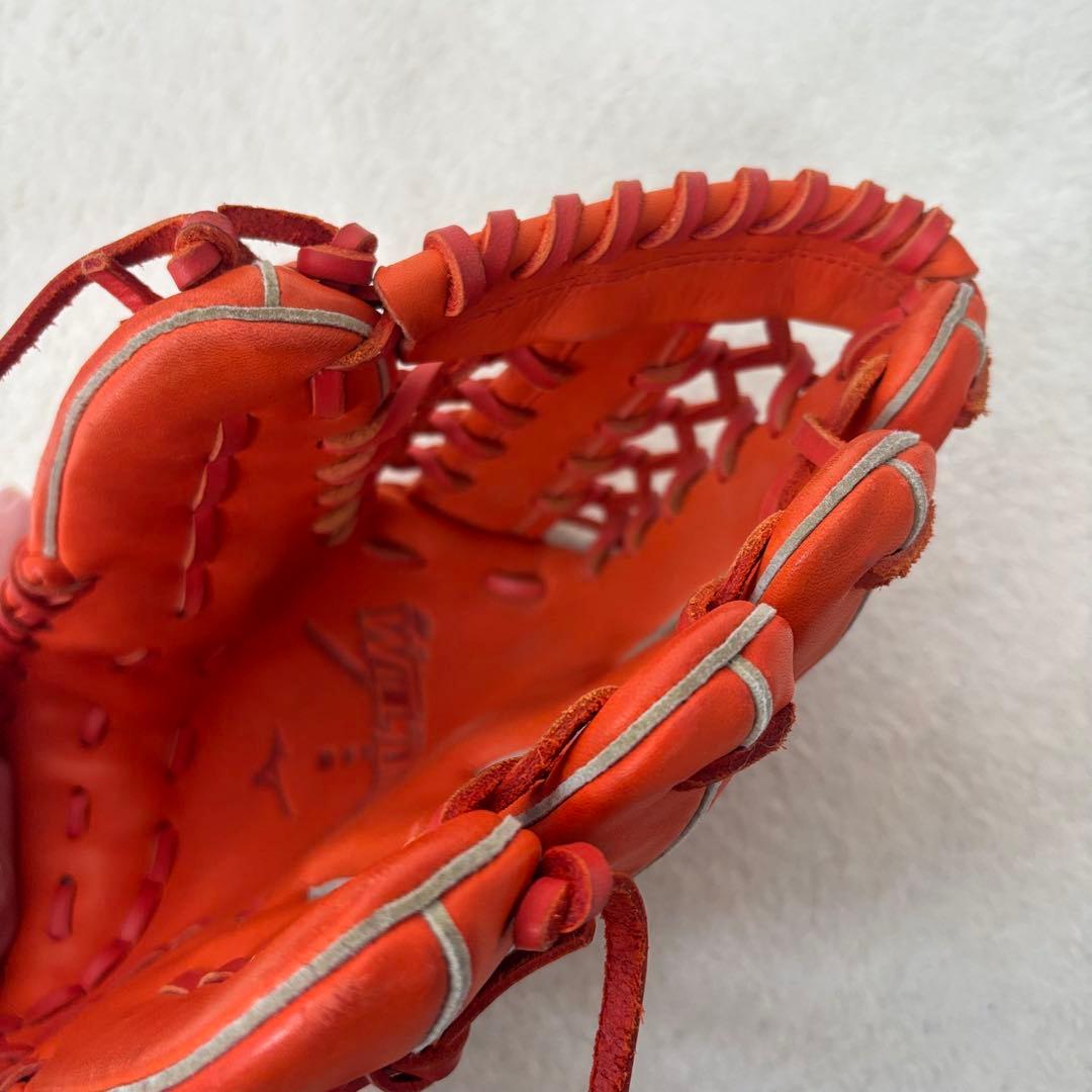 美品 使用感少なめMizuno Will Drive 軟式グローブ オレンジ
