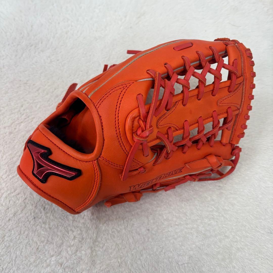 美品 使用感少なめMizuno Will Drive 軟式グローブ オレンジ