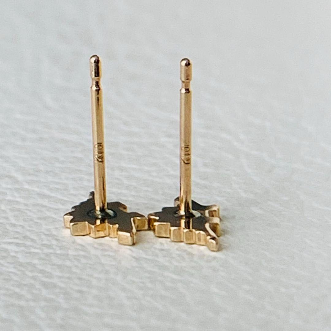 希少 ブルーム k10 ピアス 恐竜 怪獣 gold ステゴザウルス ゴールド