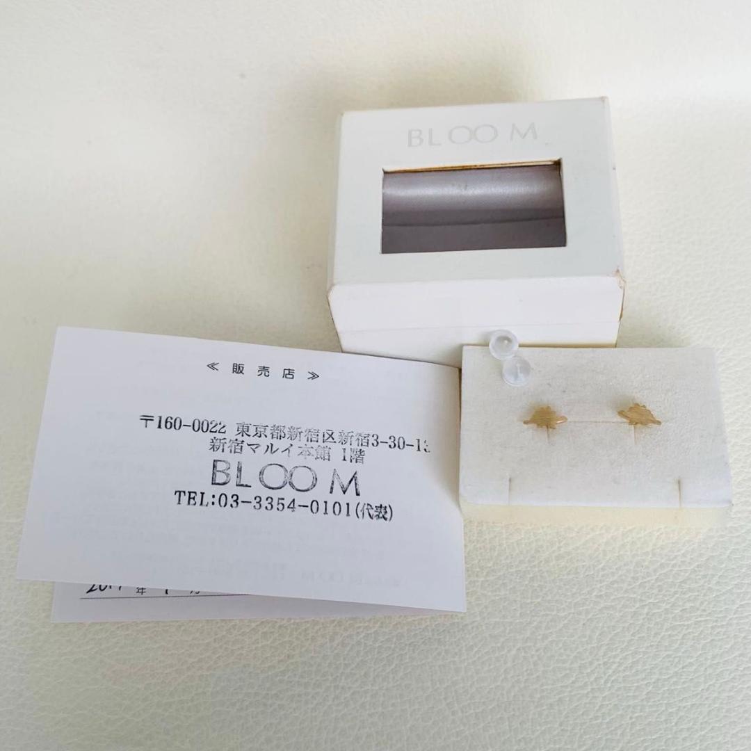 希少 ブルーム k10 ピアス 恐竜 怪獣 gold ステゴザウルス ゴールド