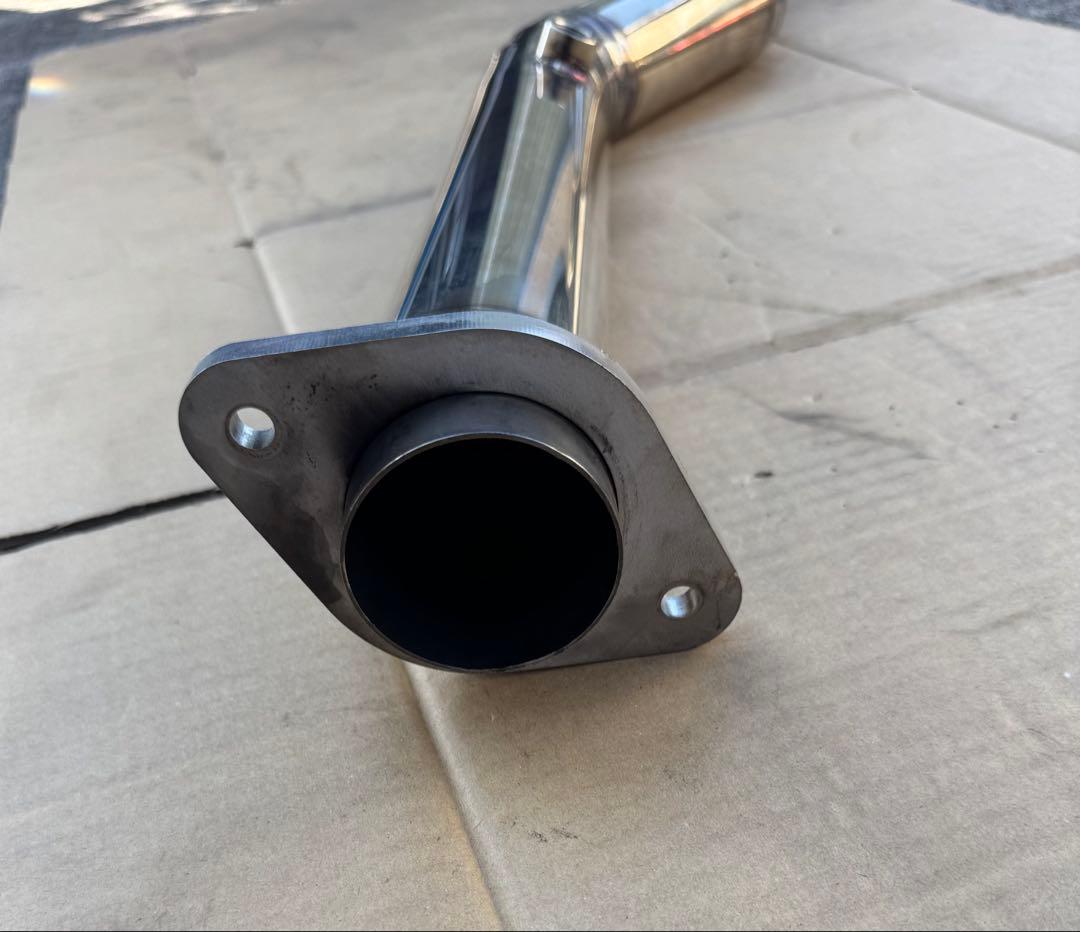 【ひろき】VAB STI フロントパイプ　ストレート　第２触媒ストレート