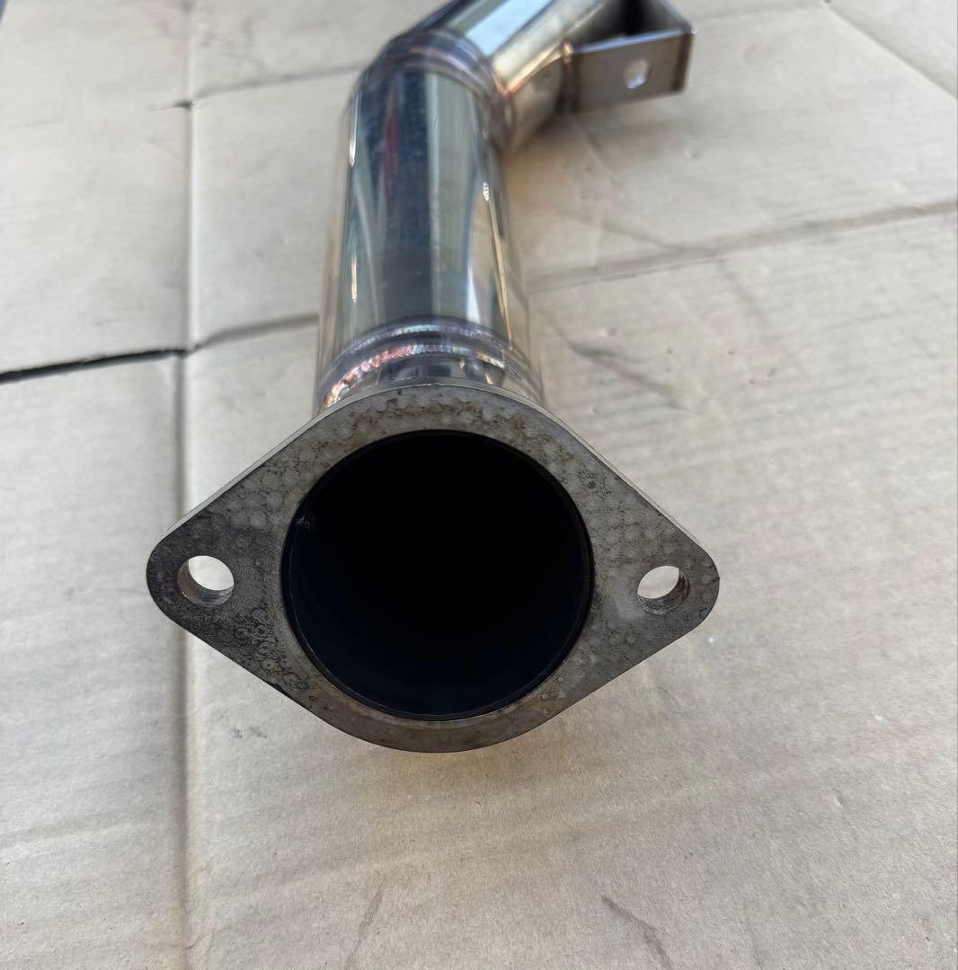 【ひろき】VAB STI フロントパイプ　ストレート　第２触媒ストレート