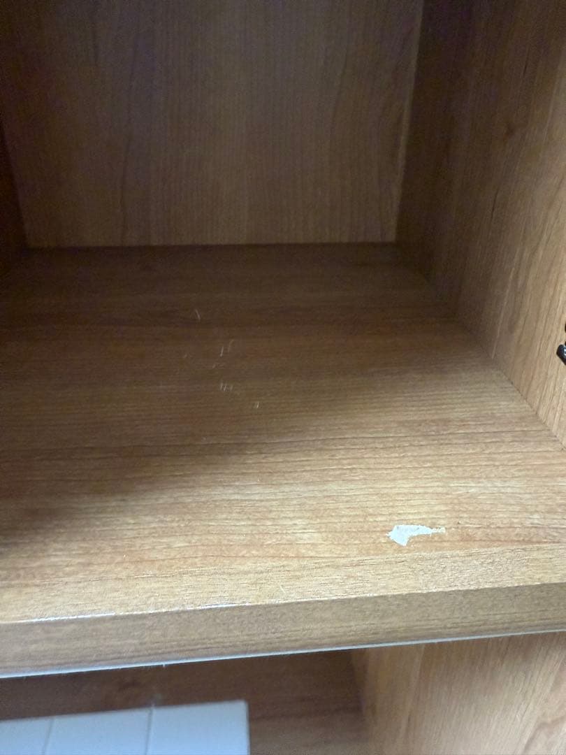 木目調 食器棚・キッチンカウンター