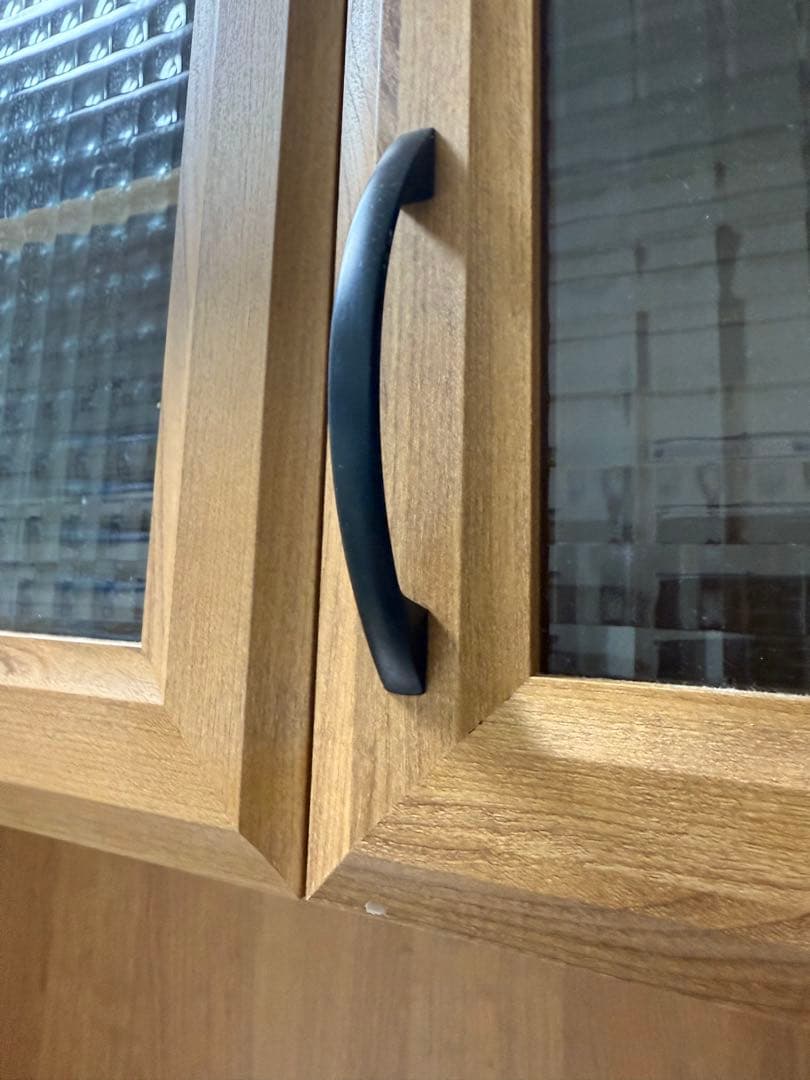 木目調 食器棚・キッチンカウンター