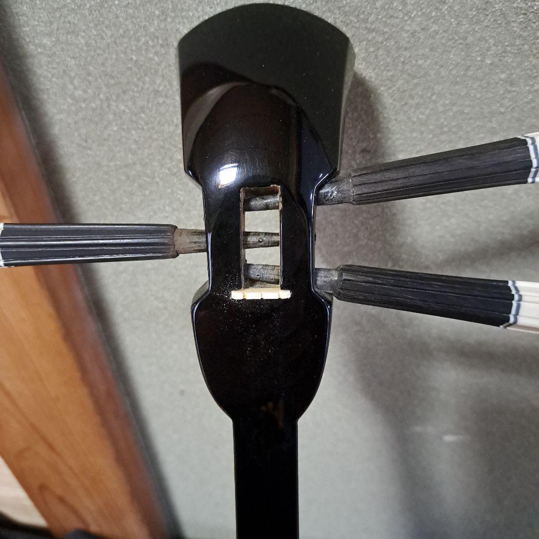 三味線セット 蛇柄装飾付き