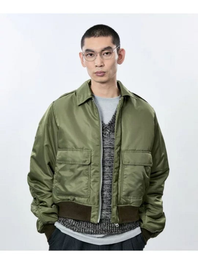 A2 MILITARY ARM VOLUME BLOUSON アダムエロペ