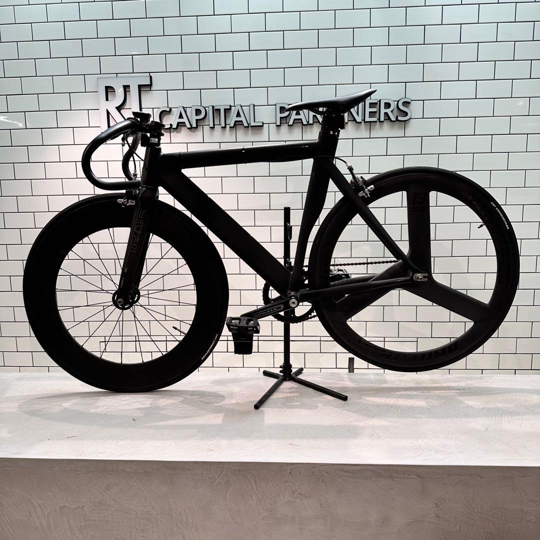 LEADER 735 マットブラックT3 GEAR BRAND ピストバイク