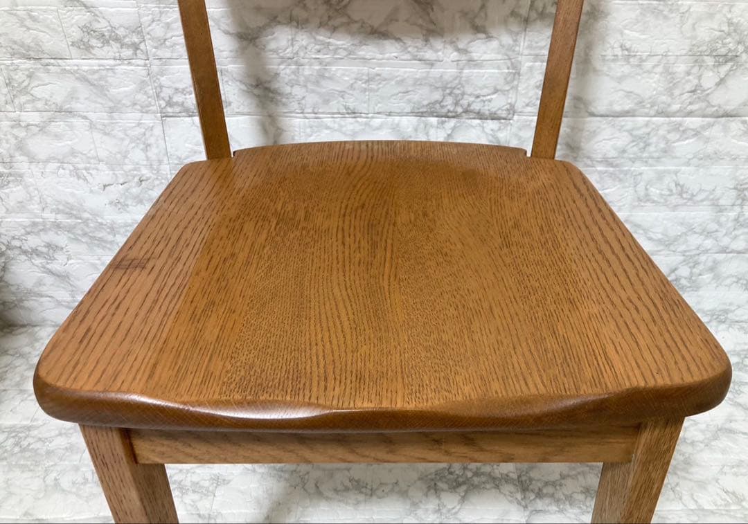 【美品 送料込】フジシ ダイニングチェア SHIN RINGO 2脚セット