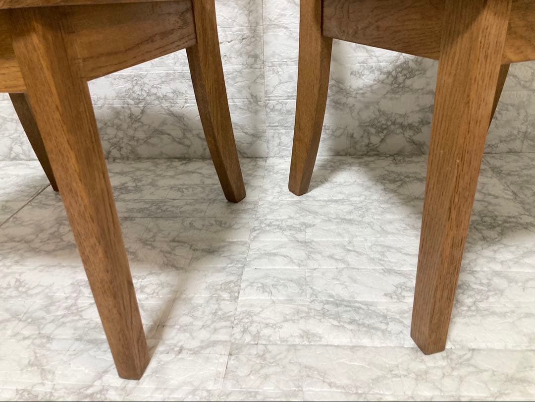 【美品 送料込】フジシ ダイニングチェア SHIN RINGO 2脚セット