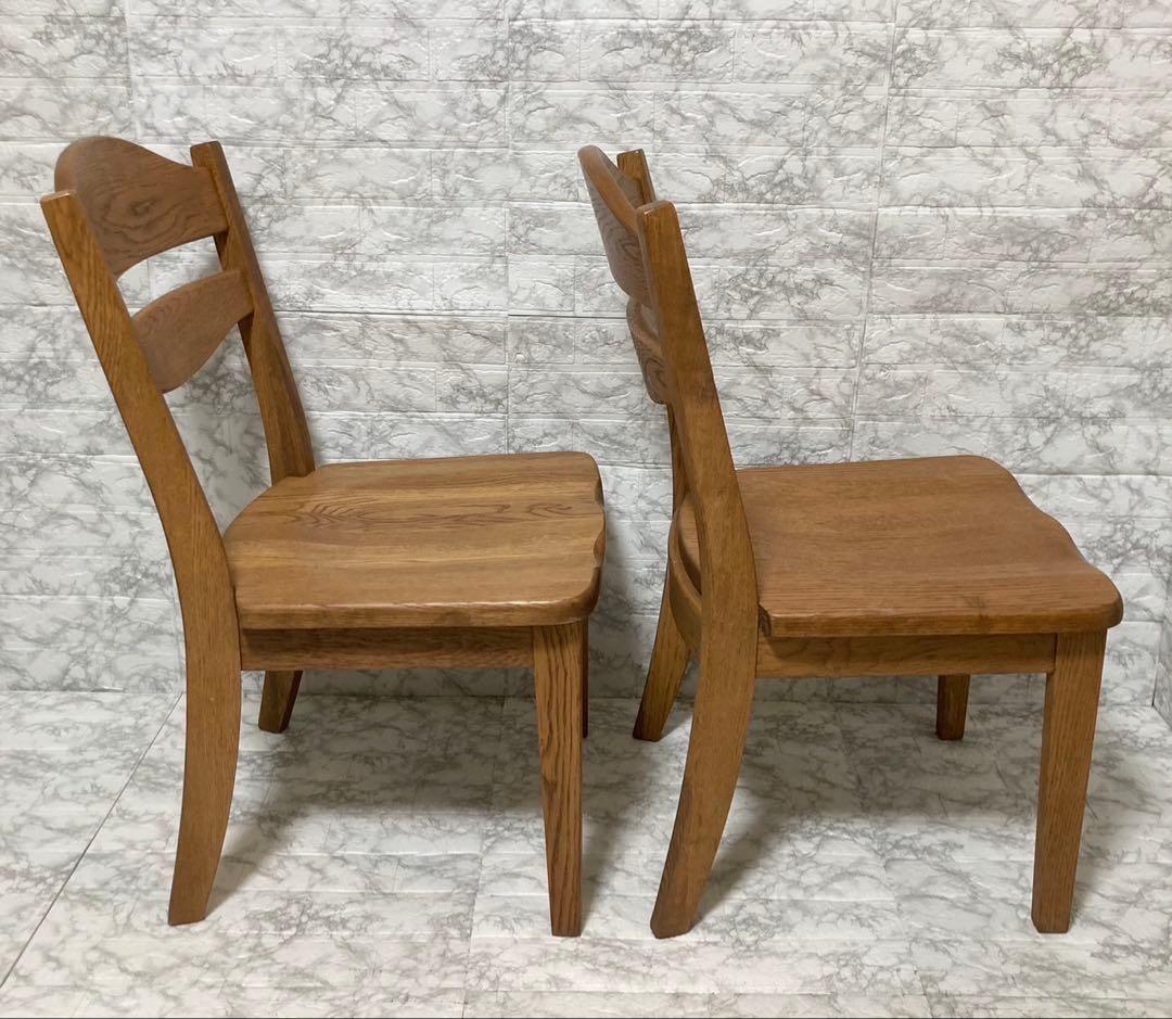 【美品 送料込】フジシ ダイニングチェア SHIN RINGO 2脚セット