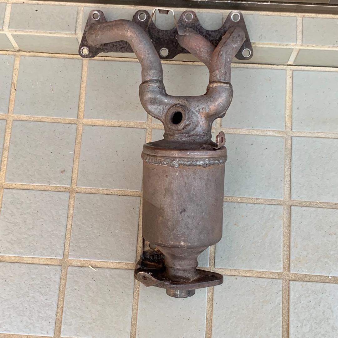 【送込】スバル R2 （RC1）競技用 触媒レス加工 エキゾーストマニホールド