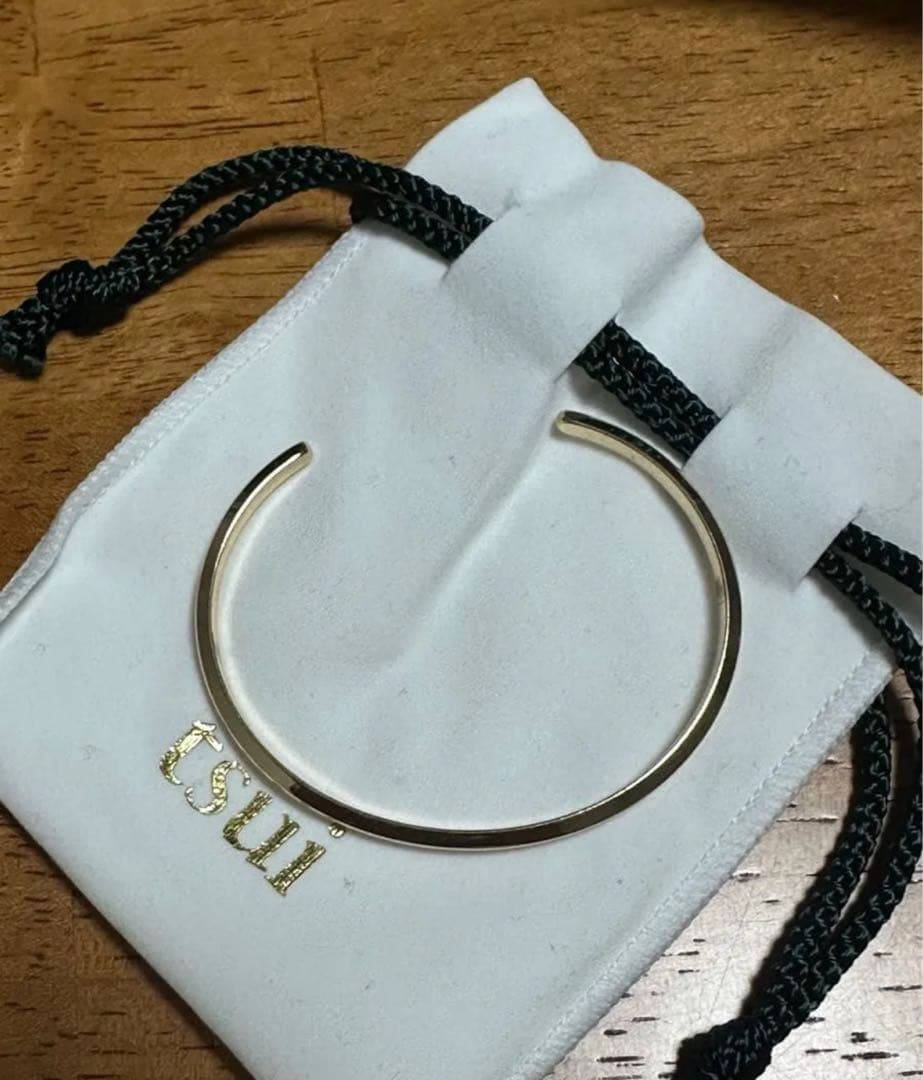 tsui シルバー ゴールド バングルセット