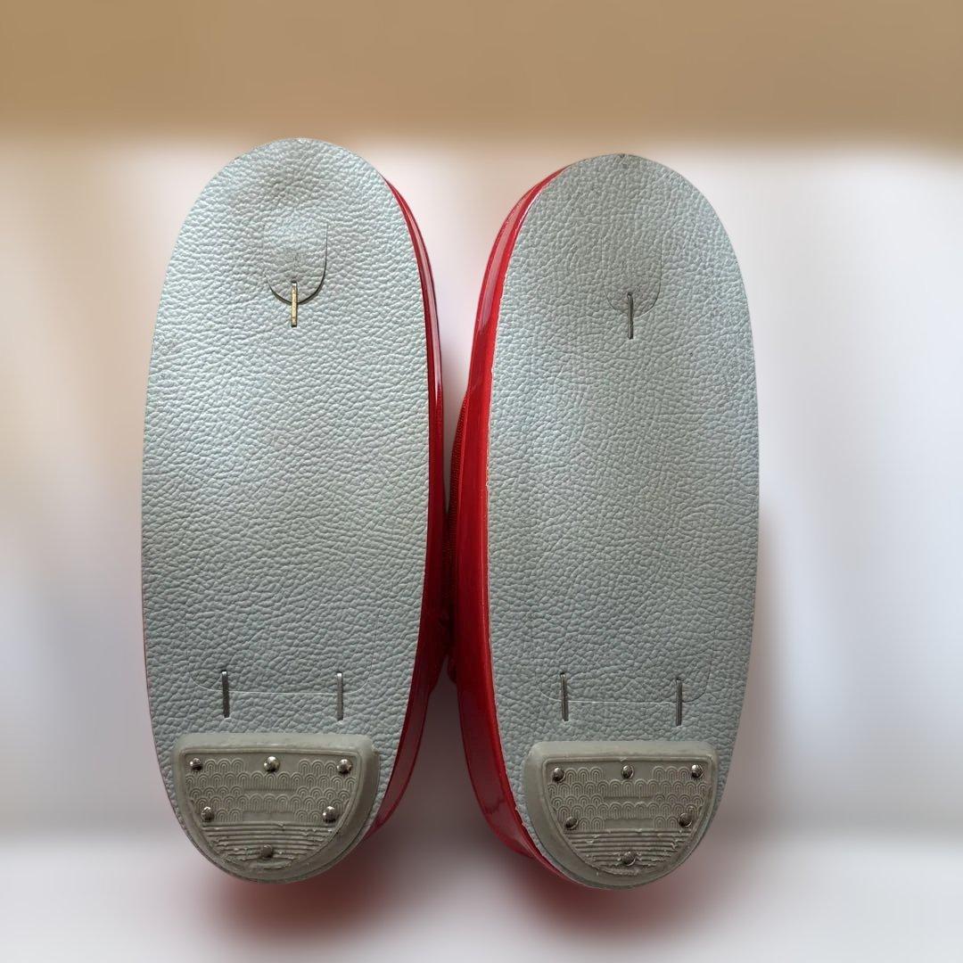 七五三 3歳被布セット　正絹　赤　古典柄