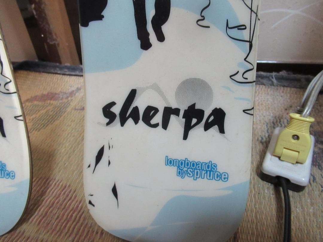Sherpa☆ショートスキー☆テレマーク板チリビンディング130cm☆極太
