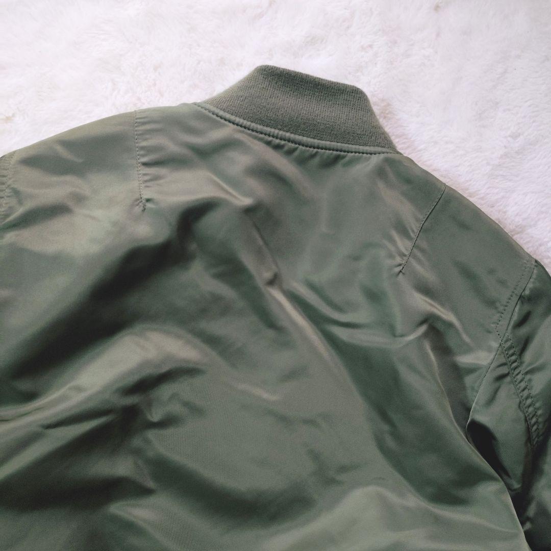 美品 現行 ALPHA INDUSTRIES MA-1 フライトジャケット M