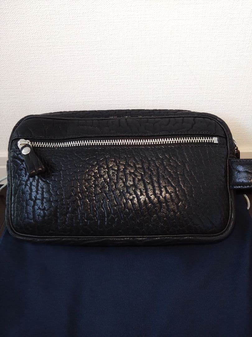 ■新品未使用■CROIX  シールレザー（アザラシ）セカンドバッグ