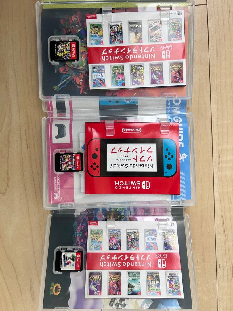 スプラトゥーン3マリオカート8スーパーマリオブラザーズワンダー 3本まとめ売り