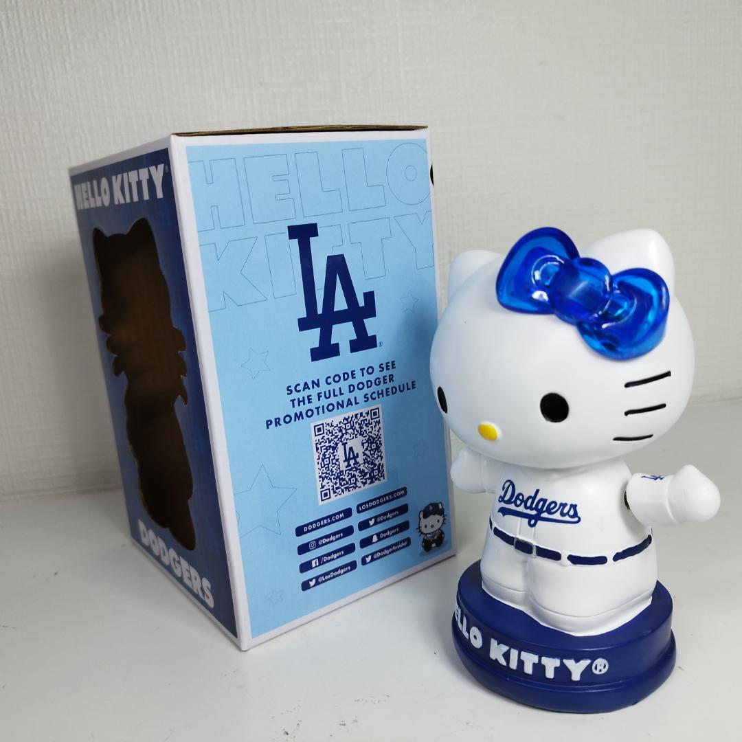 ドジャース ハロー キティ ボブルヘッド フィギュア 大谷翔平 球場配 I308