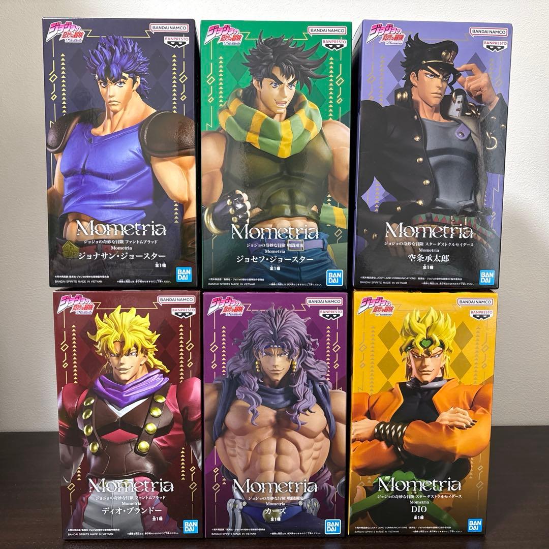 新品未開封 ジョジョの奇妙な冒険 Mometria フィギュア 6点セット
