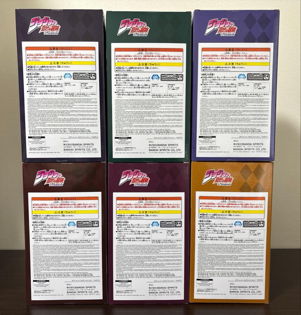 新品未開封 ジョジョの奇妙な冒険 Mometria フィギュア 6点セット