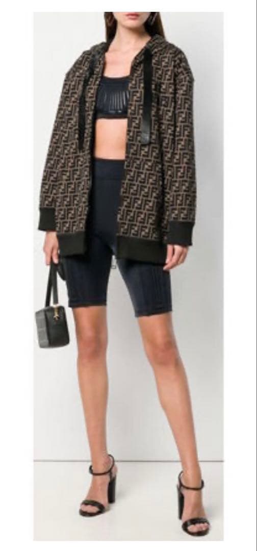 FENDI ズッカ柄オーバーサイズパーカー