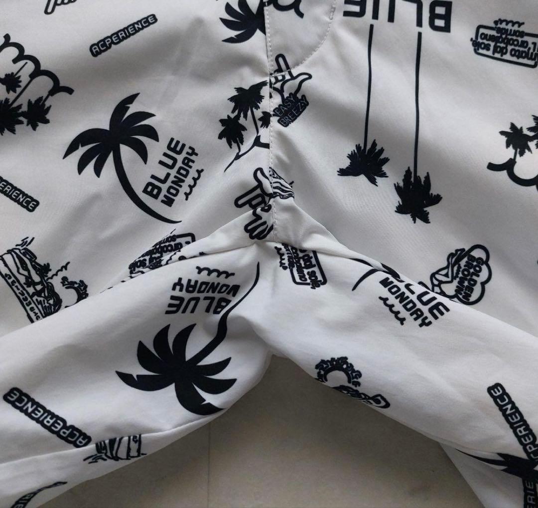 Mutamarine ムータマリン　パーム柄パンツ　春夏用　薄手生地　裾上げ済