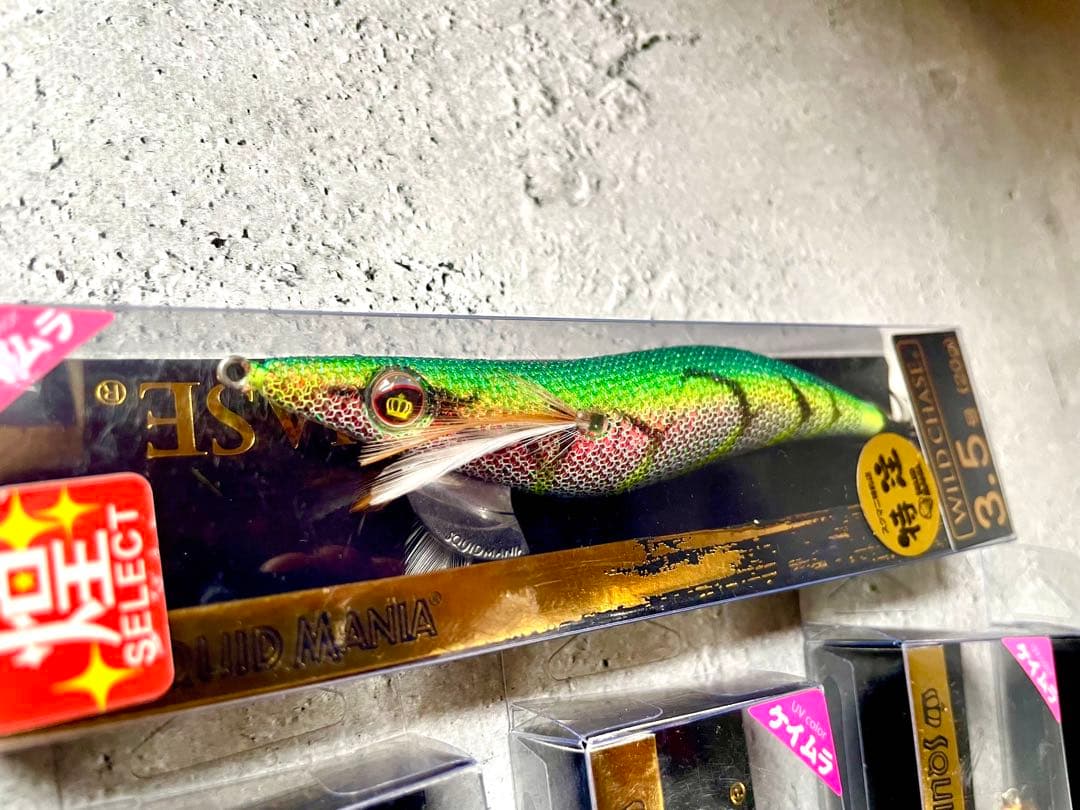 【新品未使用】スクイッドマニア　ワイルドチェイス　3.5号　煌　特注カラー