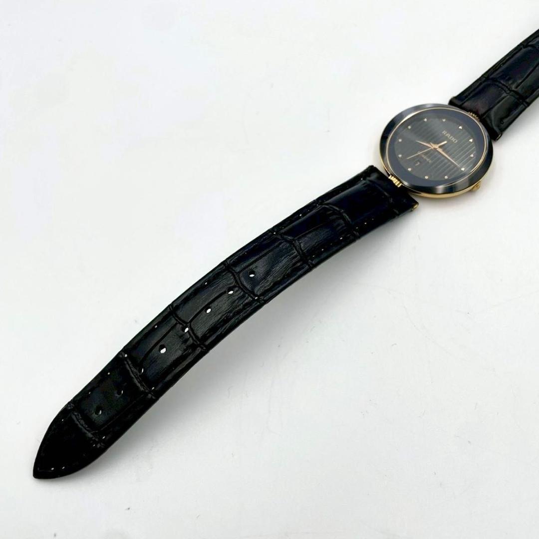 313 美品 新品ベルト ラドー フローレンス デイト 腕時計 クオーツ 稼働