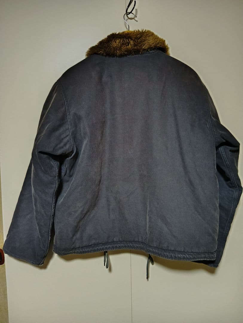 usnavy n-1 type デッキジャケット　ネイビー　フェード