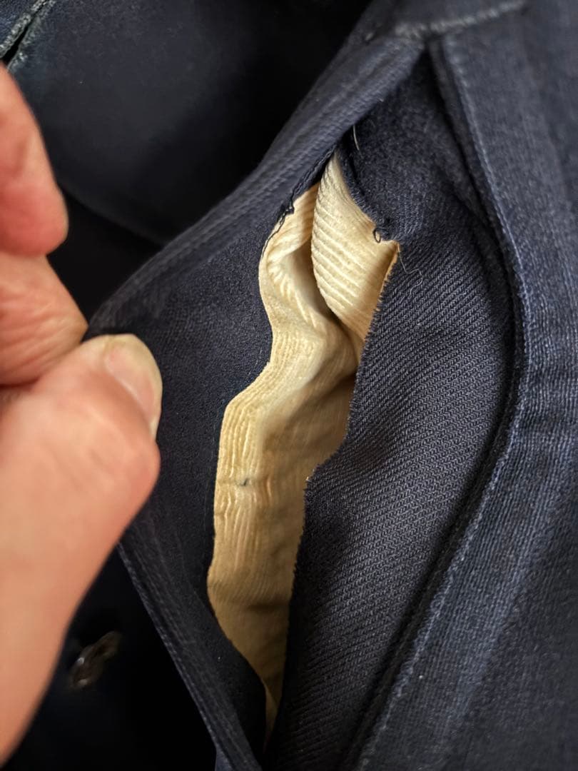 40's U.S.NAVY 10ボタン Pコート ビンテージ　米軍実物