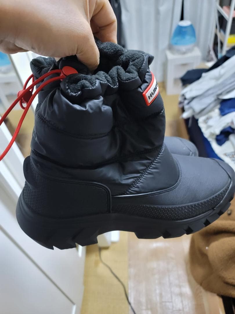 HUNTER ブラック 防水ブーツ UK11 us12