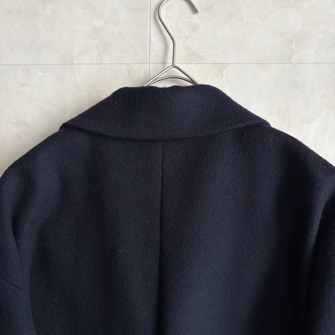 美品✨ ハンズオブクリエイション チェスターコート ネイビー F 日本製 ロング