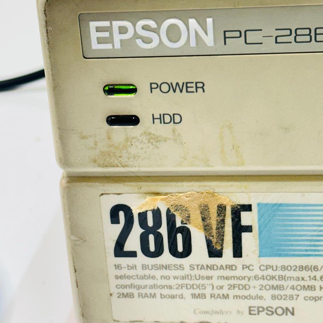 EPSON PC-286VF デスクトップPC 動作品