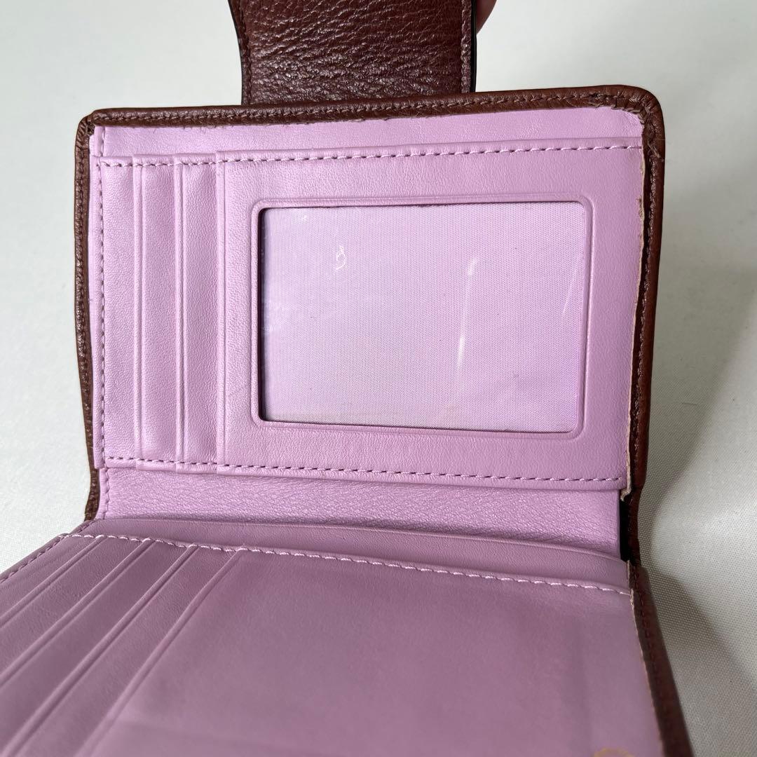 90s/OLD COACH/オールドコーチ/二つ折り財布/馬車ロゴ/本革