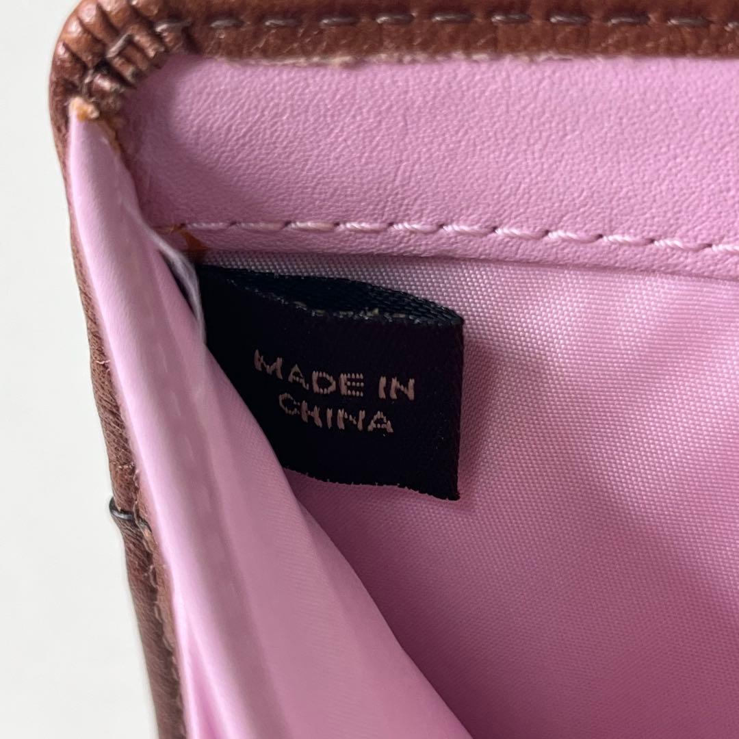 90s/OLD COACH/オールドコーチ/二つ折り財布/馬車ロゴ/本革