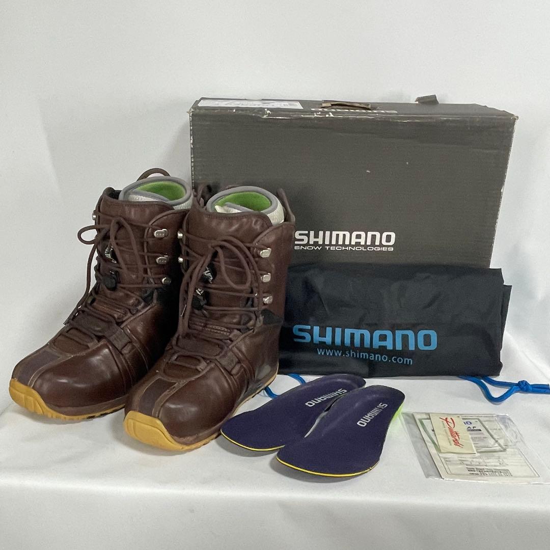 銘品 SHIMANO TRIPPER F 25.5cm US7.5 ブラウン