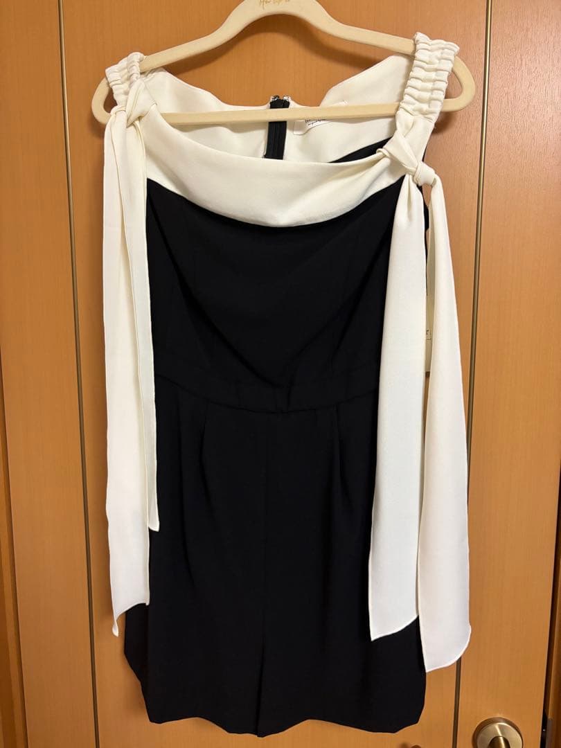 サロペット・オーバーオール・オールインワン herlipto Two-Tone Ribbon Romper