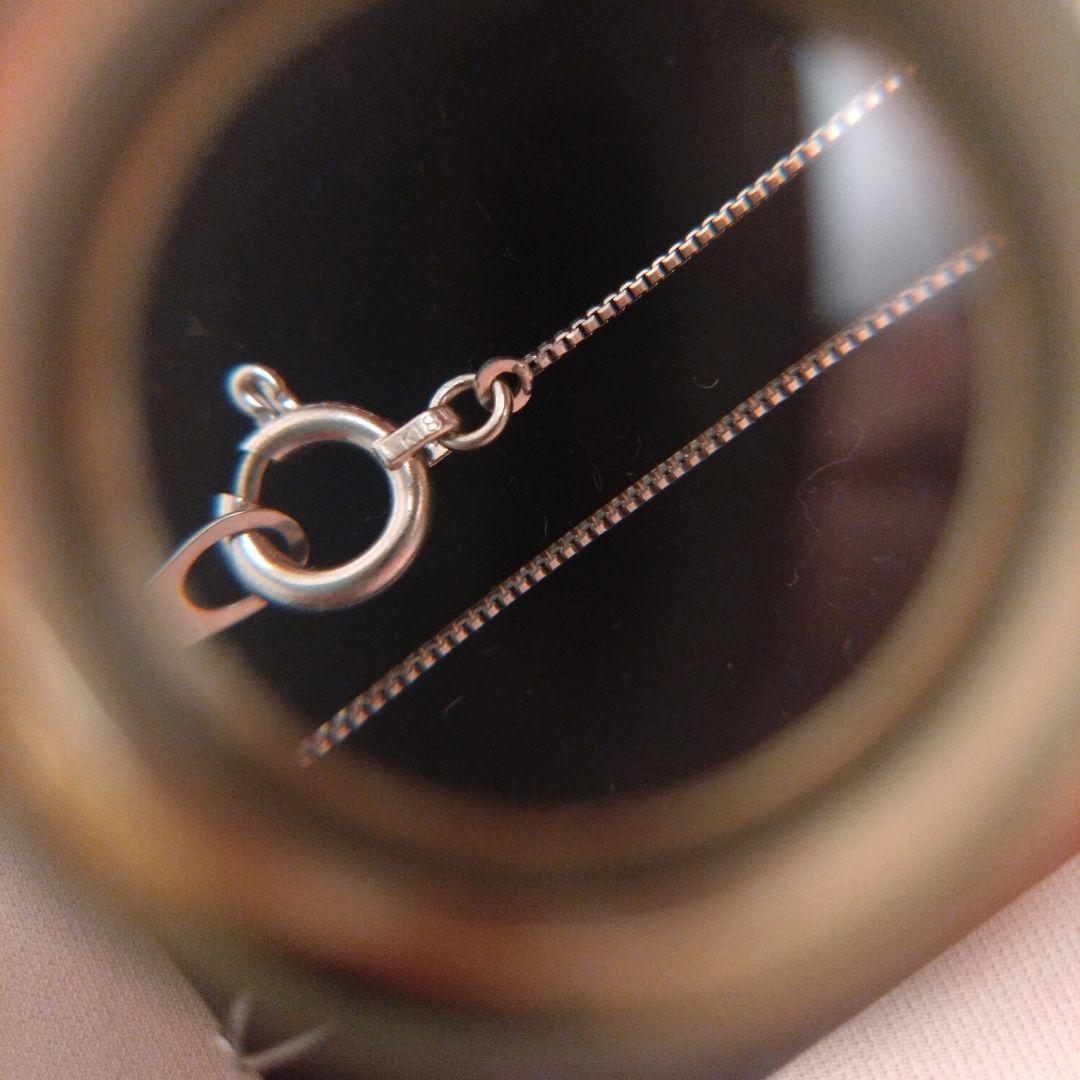 ■k18WGベネチアンネックレス金チェーンホワイトゴールド