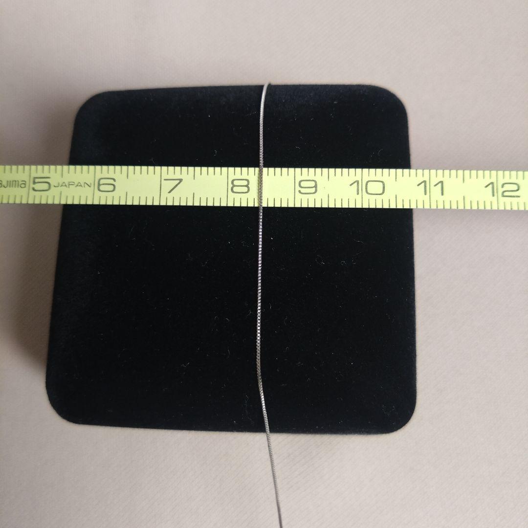 ■k18WGベネチアンネックレス金チェーンホワイトゴールド