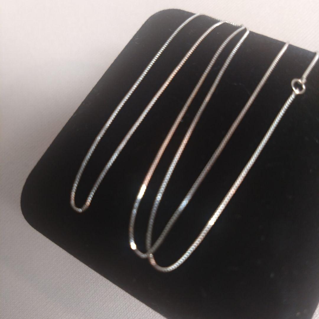 ■k18WGベネチアンネックレス金チェーンホワイトゴールド