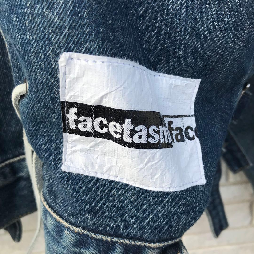 ファセッタズム×リーバイス　デニムジャケット　L　3rd　ライダース