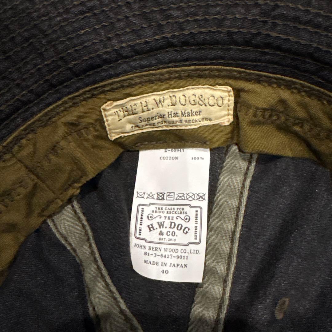 H.W.DOG&CO. デニムハット サイズ40